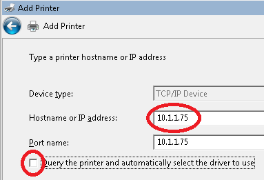 printer redirection